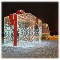 Светящийся подарок со входом