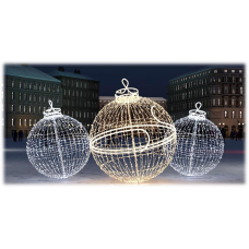 Светящиеся шары напольные