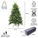 Елка искусственная Royal Christmas Arkansas Premium PVC/PE 120см